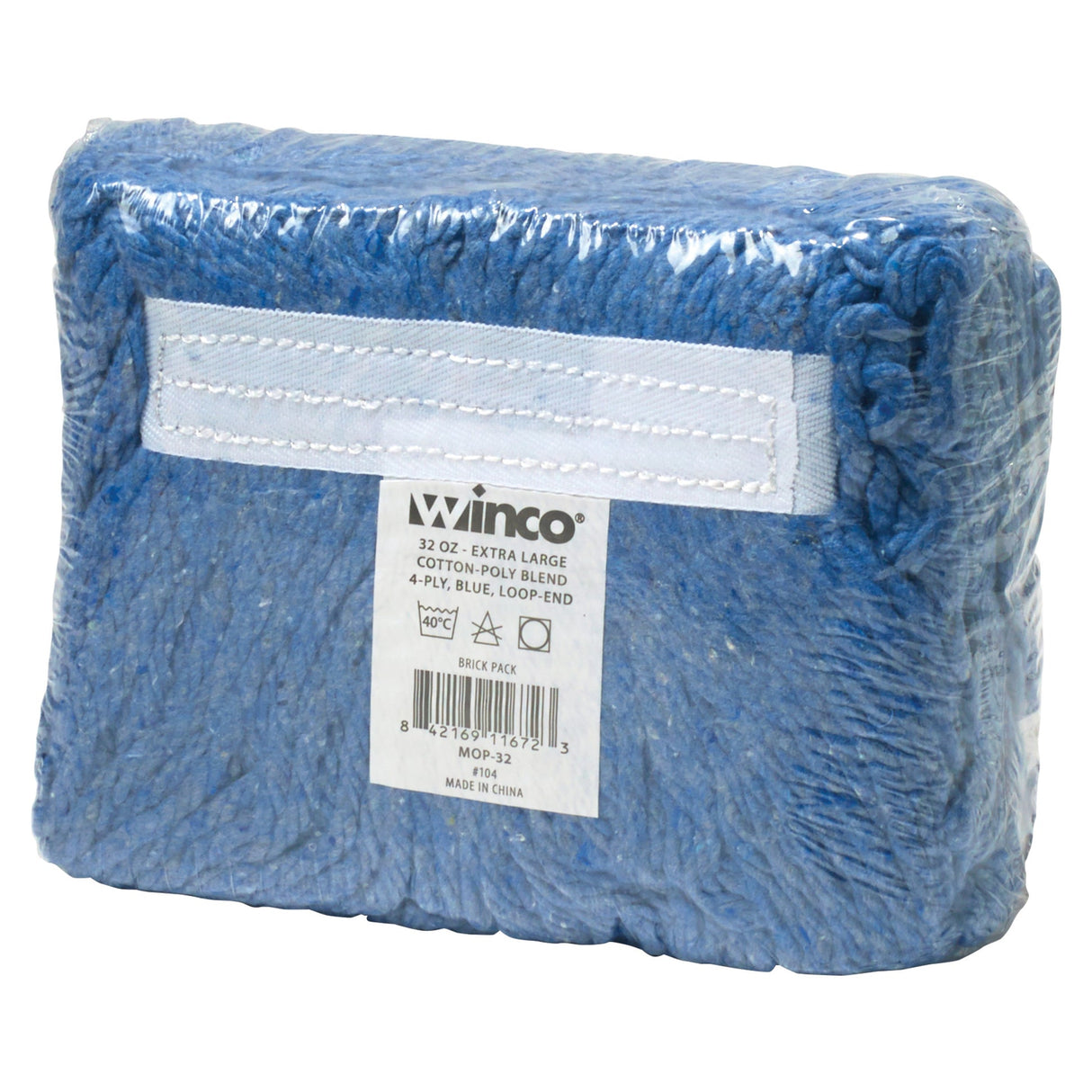 Premium Cotton-Poly Blend Looped End Wet Mop Head
