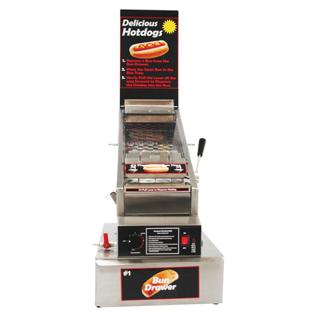 BenchmarkUSA "Dog House" Hot Dog Cooker & Dispenser