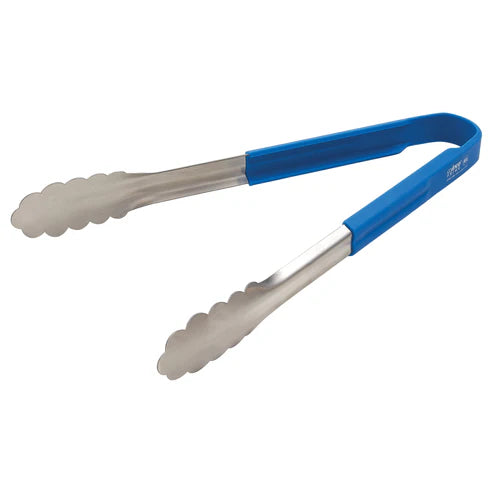 Winco Prime Utility Tongs: Stainless Steel with Silicone Handles
不锈钢餐夹（硅胶柄）