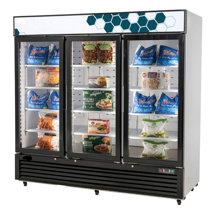 72 Cu/Ft Glass Door Merchandiser Freezer