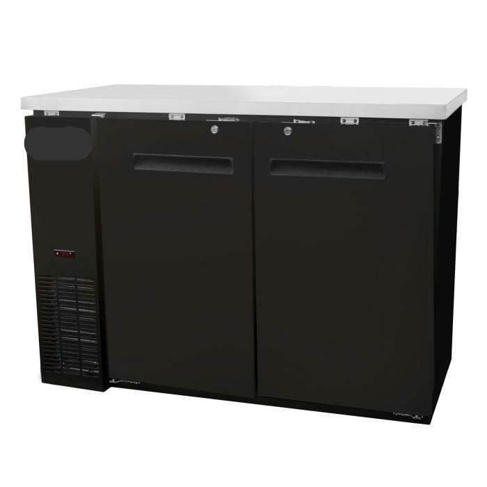 48″ Solid Door Back Bar Refrigerator