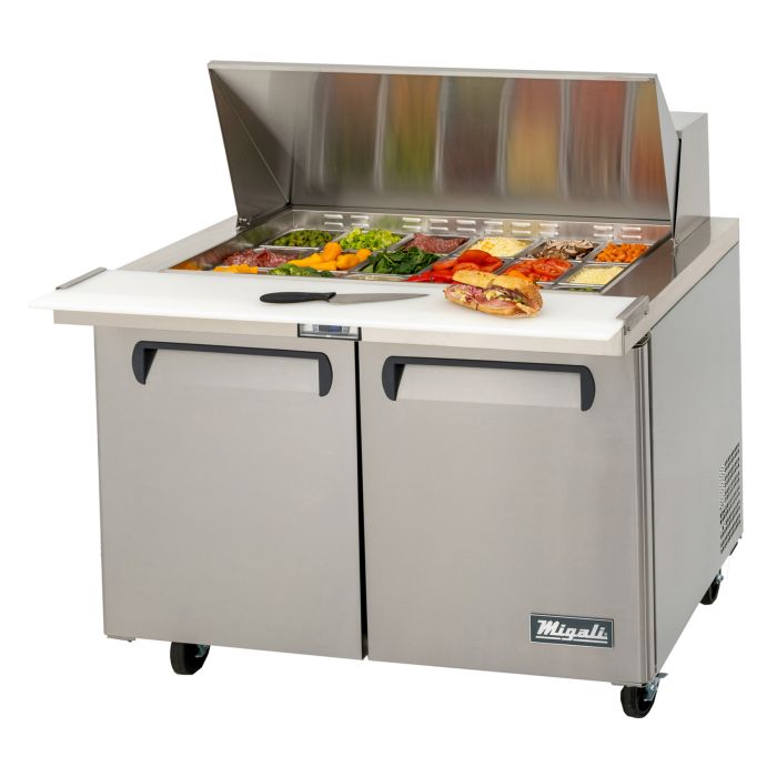 36" - 15 Pans, Sandwich Prep Table
