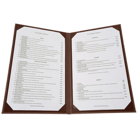 Two-View Menu Cover