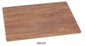 Yanco Wooden 21" X 12 1/2" Rectangular Tray