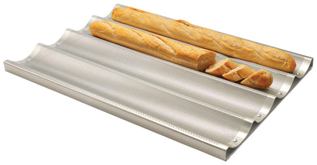 4-Channel Perforated Non-Stick Baguette Pan