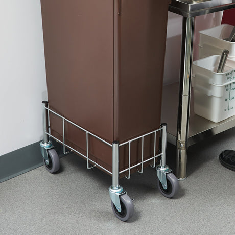 Wire Dolly for Slender Trash Can