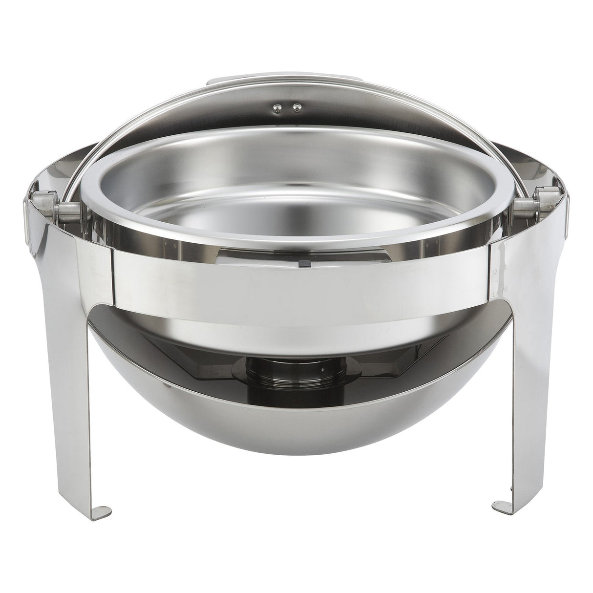 Madison Collection 6 Quart Round Roll-Top Chafer, Heavyweight