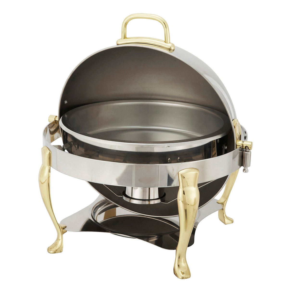 Vintage Collection 6 Quart Round Roll-Top Chafer, Extra Heavyweight