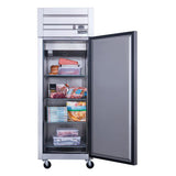 Dukers  D28AF Commercial Single Door Top Mount Freezer in Stainless Steel (Free Shipping) (Add to cart for discount)