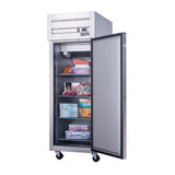 Dukers  D28AF Commercial Single Door Top Mount Freezer in Stainless Steel (Free Shipping) (Add to cart for discount)