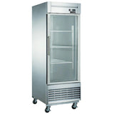 Dukers  D28F-GS1 Bottom Mount Glass Single Door Commercial Reach-in Freezer (Free Shipping) (Add to cart for discount)