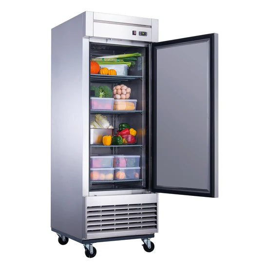 Dukers  D28R Single Door Commercial Refrigerator in Stainless Steel (Free Shipping) (Add to cart for discount)