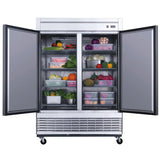 Dukers  D55R 2-Door Commercial Refrigerator in Stainless Steel (Free Shipping) (Add to cart for discount)