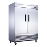Dukers  D55R 2-Door Commercial Refrigerator in Stainless Steel (Free Shipping) (Add to cart for discount)