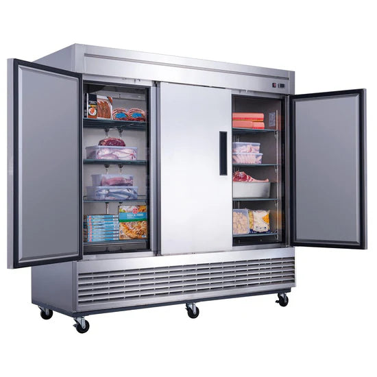 Dukers  D83F 3-Door Commercial Freezer in Stainless Steel (Free Shipping) (Add to cart for discount)
