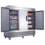 Dukers  D83F 3-Door Commercial Freezer in Stainless Steel (Free Shipping) (Add to cart for discount)