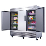 Dukers  D83R 3-Door Commercial Refrigerator in Stainless Steel (Free Shipping) (Add to cart for discount)