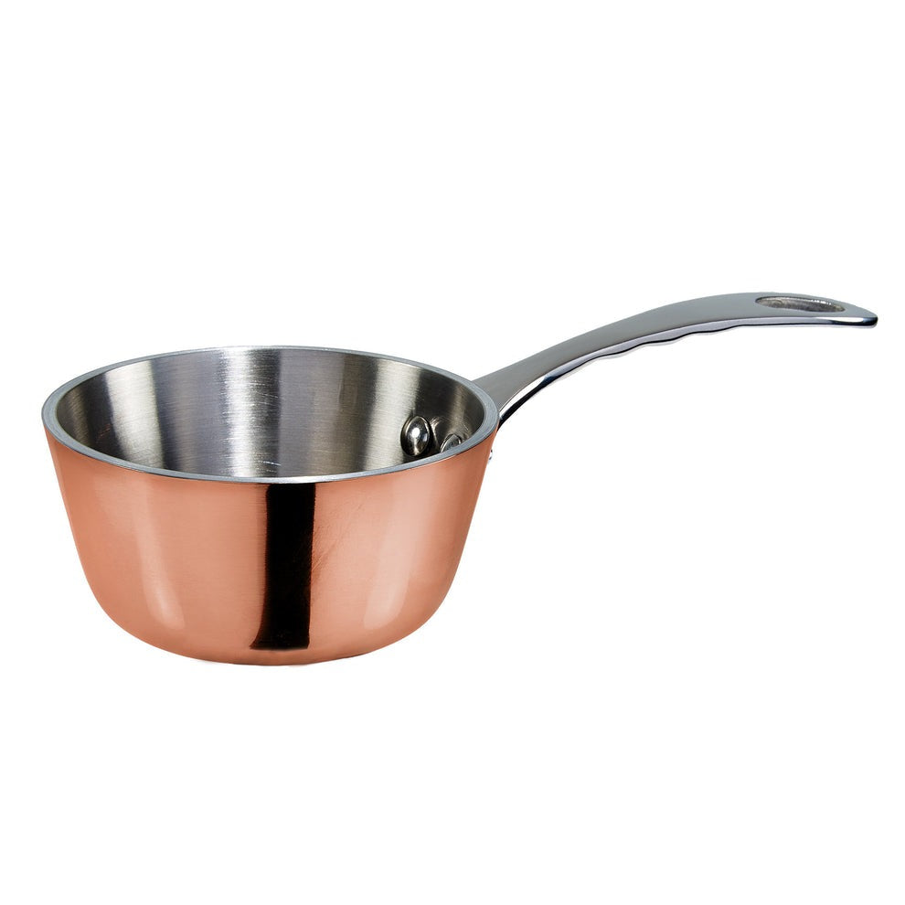 Mini 3" Saucier, Copper Plated, 5 oz ｜迷你镀铜锅（ 3 英寸，5 盎司）