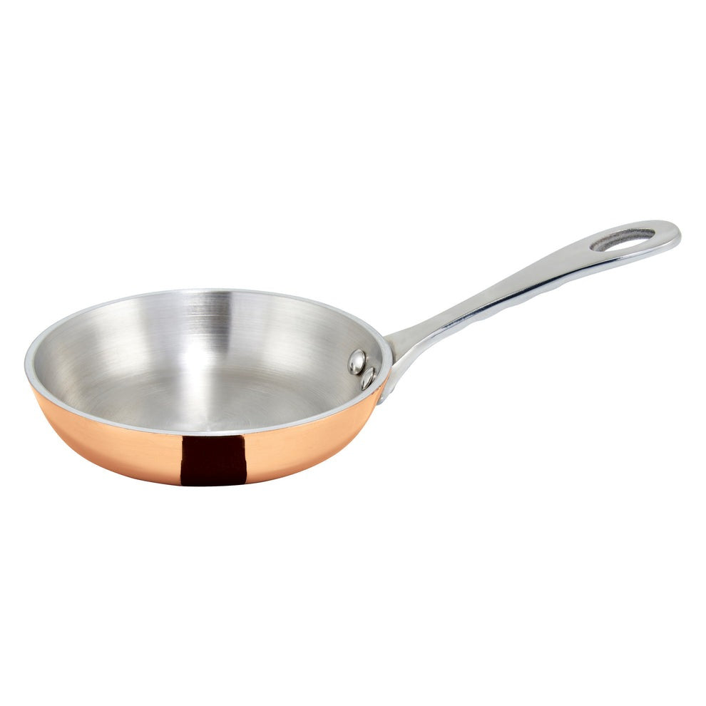 Mini 4" Fry Pan, Copper Plated, 5 oz ｜迷你镀铜煎锅（ 4 英寸，5 盎司）