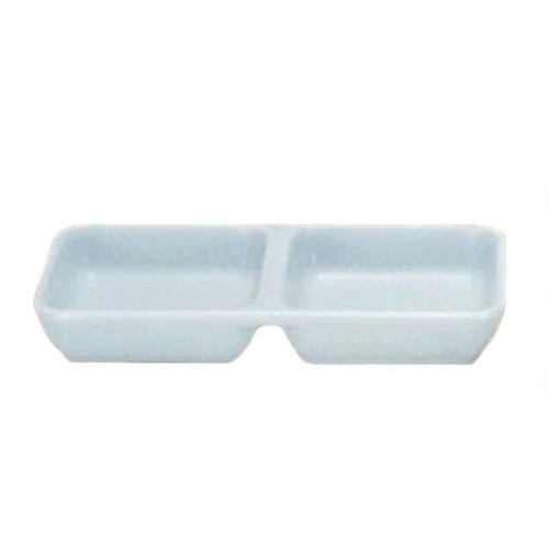 48 Pack Yanco BAY SHELL	6" x 3" SQUARE TWIN SAUCE DISH