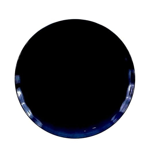 72 Pack Yanco CATERING COLLECTION	20" ROUND PLATE - BLACK