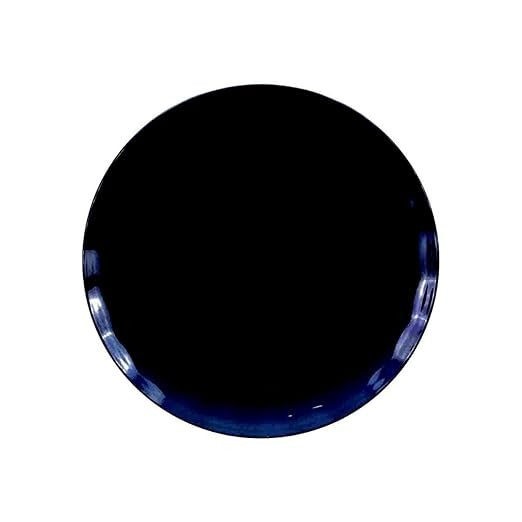 72 Pack Yanco CATERING COLLECTION	18" ROUND PLATE - BLACK