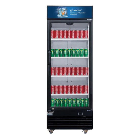 Dukers  LG-430 Commercial Single Swing Door Glass Merchandiser Refrigerator (Free Shipping) (Add to cart for discount)