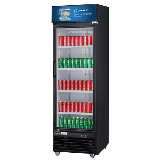 Dukers  LG-430 Commercial Single Swing Door Glass Merchandiser Refrigerator (Free Shipping) (Add to cart for discount)