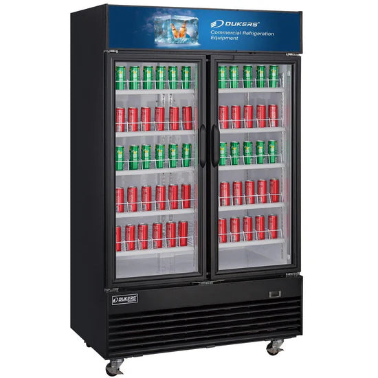 Dukers  DSM-33R Commercial Glass Swing 2-Door Merchandiser Refrigerator (Free Shipping) (Add to cart for discount)