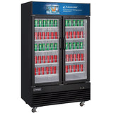 Dukers  DSM-33R Commercial Glass Swing 2-Door Merchandiser Refrigerator (Free Shipping) (Add to cart for discount)