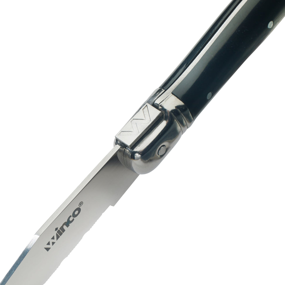 Euro Slim Steak Knives, 4-3/4" Blade with Pointed Tip