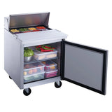 Dukers  DSP29-8-S1 1-Door Commercial Food Prep Table Refrigerator in Stainless Steel (Free Shipping) (Add to cart for discount)