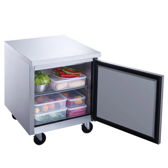 Dukers  DUC29F Single Door Undercounter Freezer in Stainless Steel (Free Shipping) (Add to cart for discount)