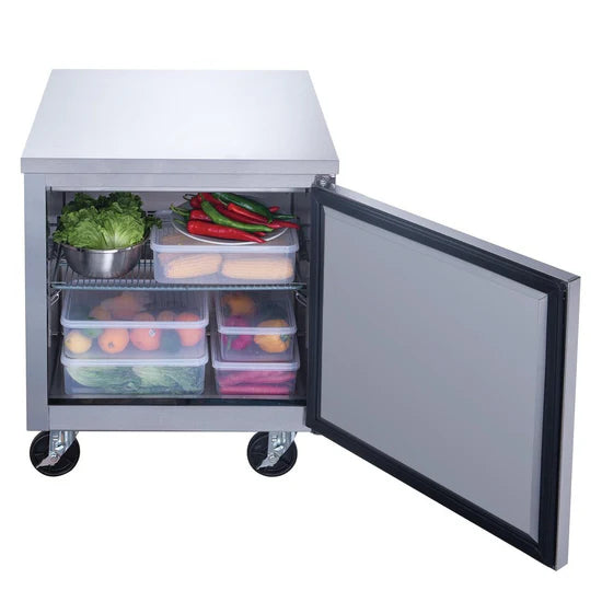 Dukers  DUC29R Single Door Undercounter Refrigerator in Stainless Steel (Free Shipping) (Add to cart for discount)