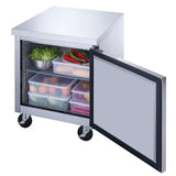 Dukers  DUC29R Single Door Undercounter Refrigerator in Stainless Steel (Free Shipping) (Add to cart for discount)