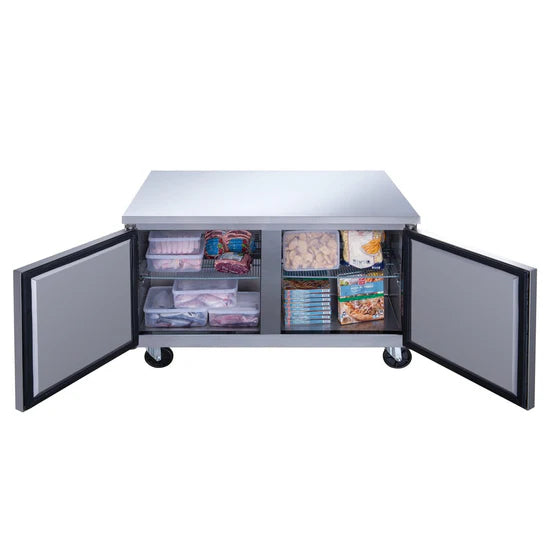DUC36F 2-Door Undercounter Freezer in Stainless Steel (Free Shipping) (Add to cart for discount)