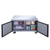 DUC36F 2-Door Undercounter Freezer in Stainless Steel (Free Shipping) (Add to cart for discount)