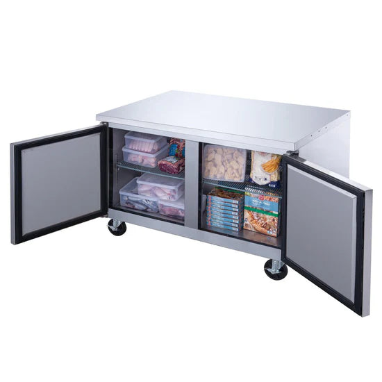 DUC36F 2-Door Undercounter Freezer in Stainless Steel (Free Shipping) (Add to cart for discount)