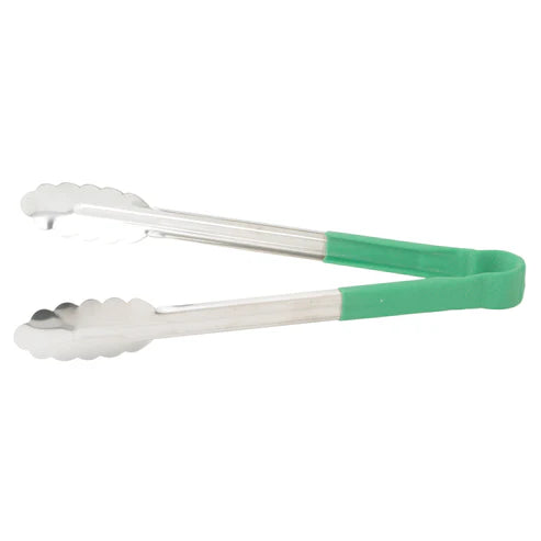 Heavy-Duty Heat Resistant Utility Tongs: Ideal for Commercial Kitchens