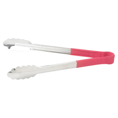 Heavy-Duty Heat Resistant Utility Tongs: Ideal for Commercial Kitchens
