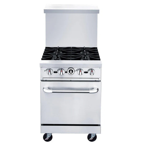 Cooks Forge CFR24-4B 24" Gas Range with Four (4) Open Burners
Cooks Forge CFR24-4B 24英寸四眼梅花炉连烤箱
