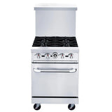 Cooks Forge CFR24-4B 24" Gas Range with Four (4) Open Burners
Cooks Forge CFR24-4B 24英寸四眼梅花炉连烤箱
