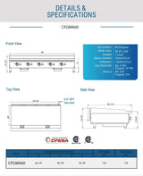 Cooks Forge CFGMA60 60 in. W Griddle with 5 Burners