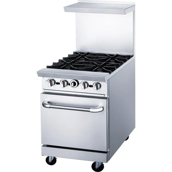 Cooks Forge CFR24-4B 24" Gas Range with Four (4) Open Burners
Cooks Forge CFR24-4B 24英寸四眼梅花炉连烤箱