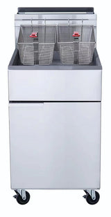 Cooks Forge CFDF5-NG Natural Gas Fryer with 5 Tube Burners