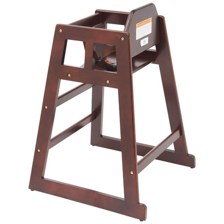 Wooden High Chair, Assembled