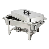 Newburg 8 Quart Full-Size Chafer, Stainless Steel