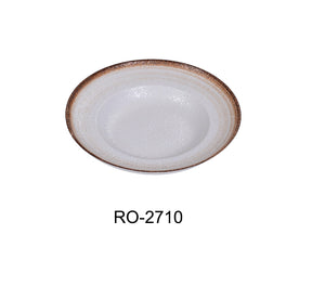 Yanco Rockeye - 2  10 1/2" X 2" Mediterranean Pasta Bowl 18 Oz