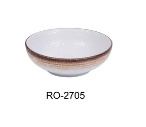 Yanco Rockeye - 2  5" X 1 3/4" Miso Soup Bowl 8 Oz