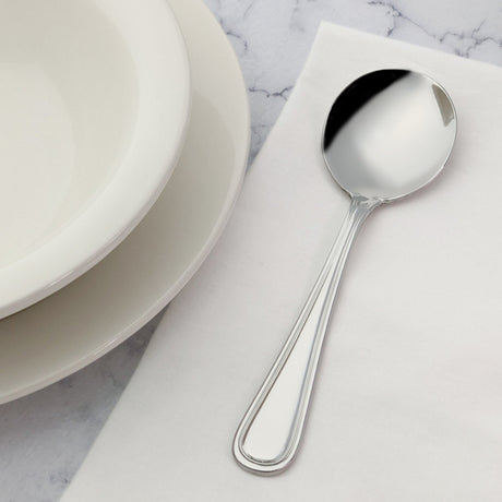 Continental Bouillon Spoon, 18/0 Extra Heavyweight